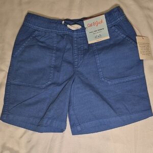 Cat & Jack Blue Classic Cotton Blend Shorts